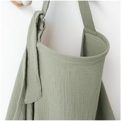 MairMore nursing cover in soft muslin providing privacy for discreet feeding.