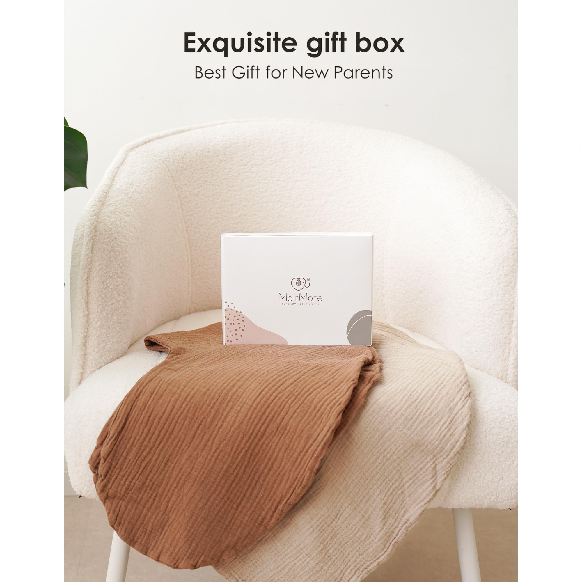 Machine-washable fabric simplifies cleanup between newborn feeds and spills.