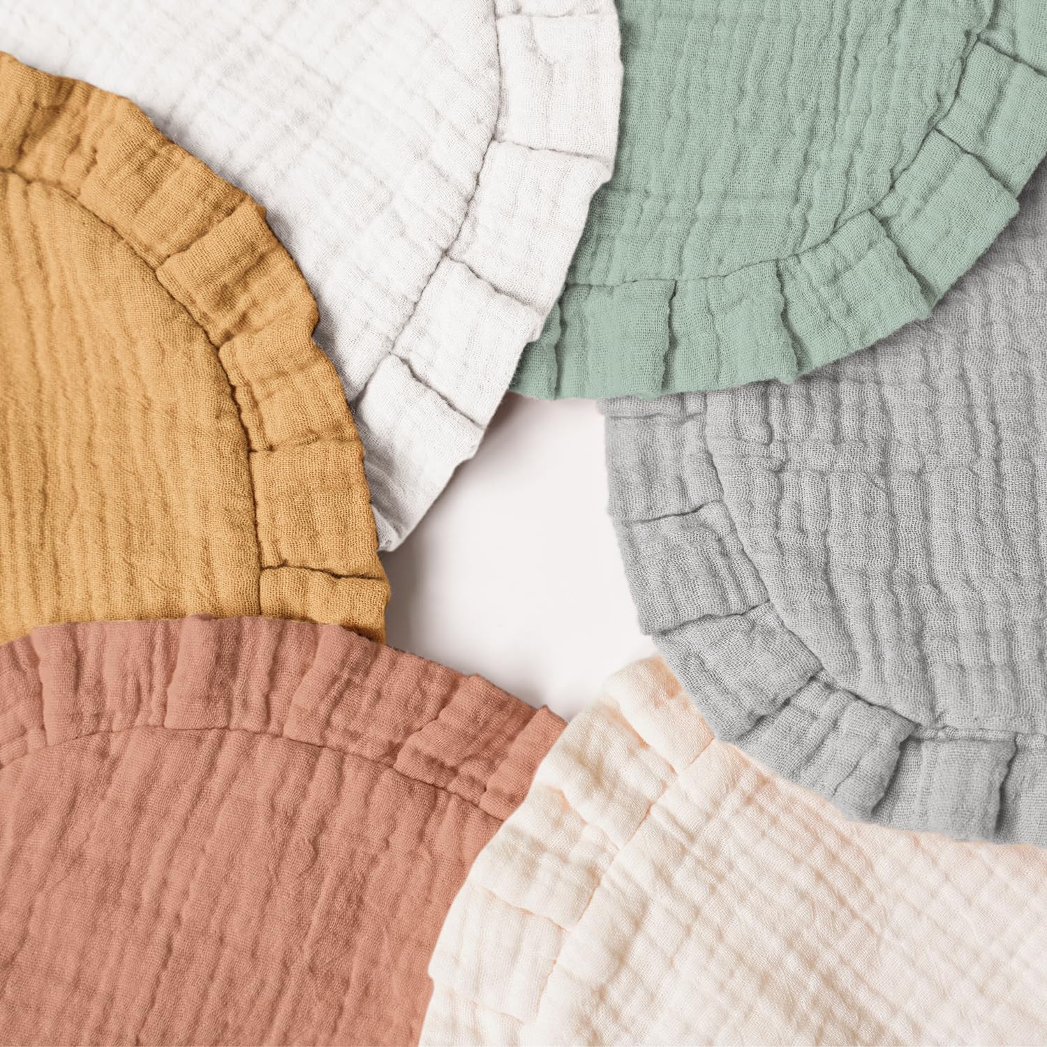 MairMore newborn-to-toddler bibs are gentle and durable for daily wear.