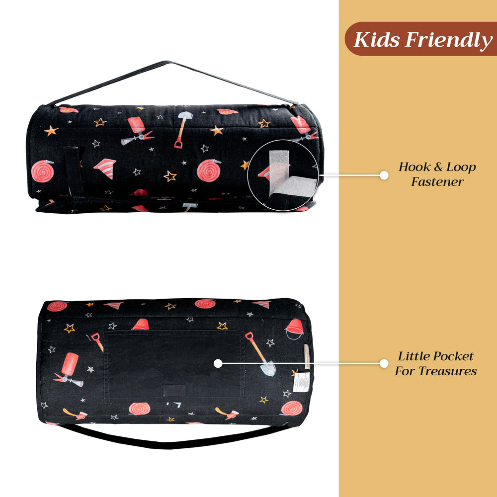 Maison d'Hermine nap mat built-in pocket for small toys.