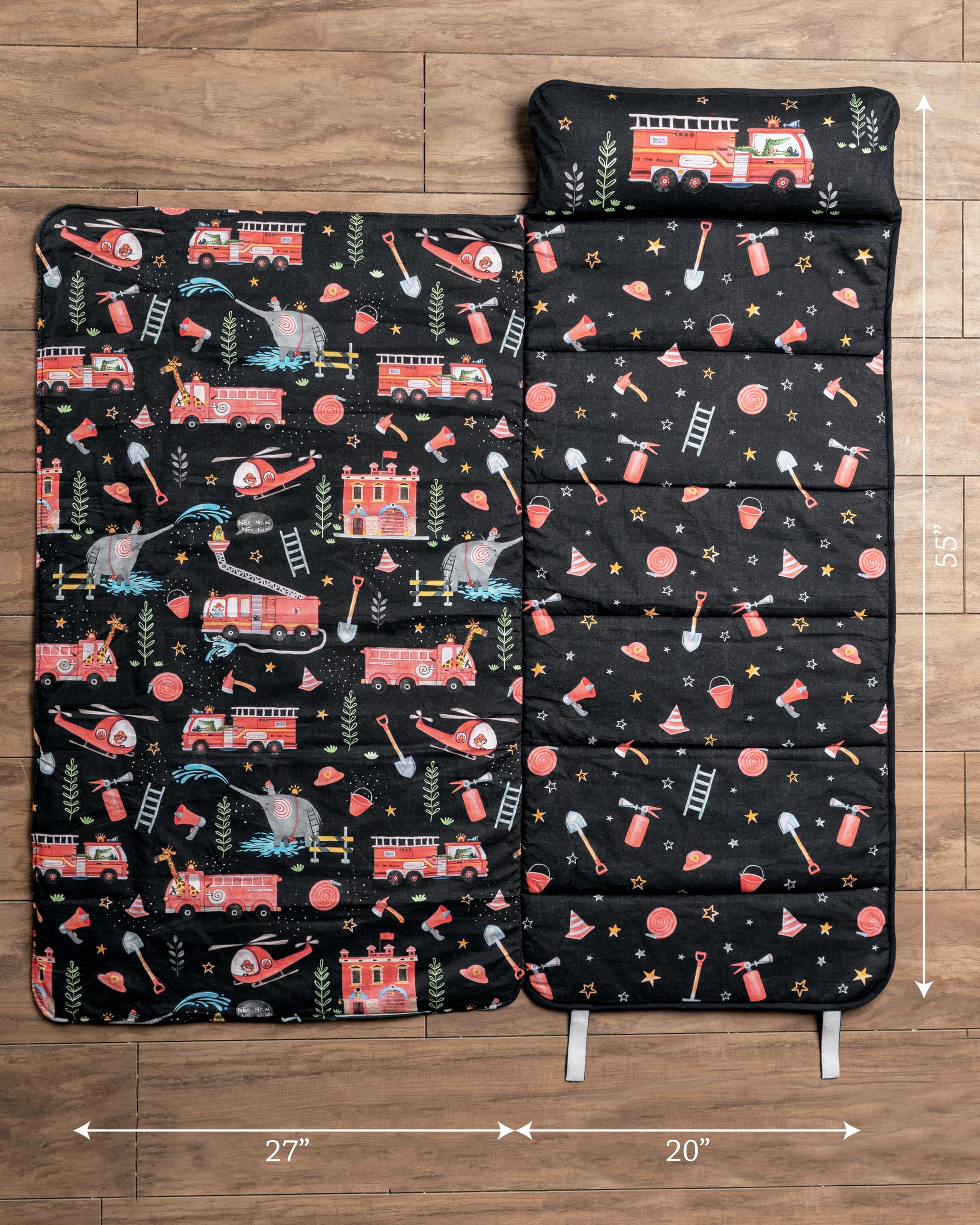 Maison d'Hermine nap mat removable pillow for quick cleaning.