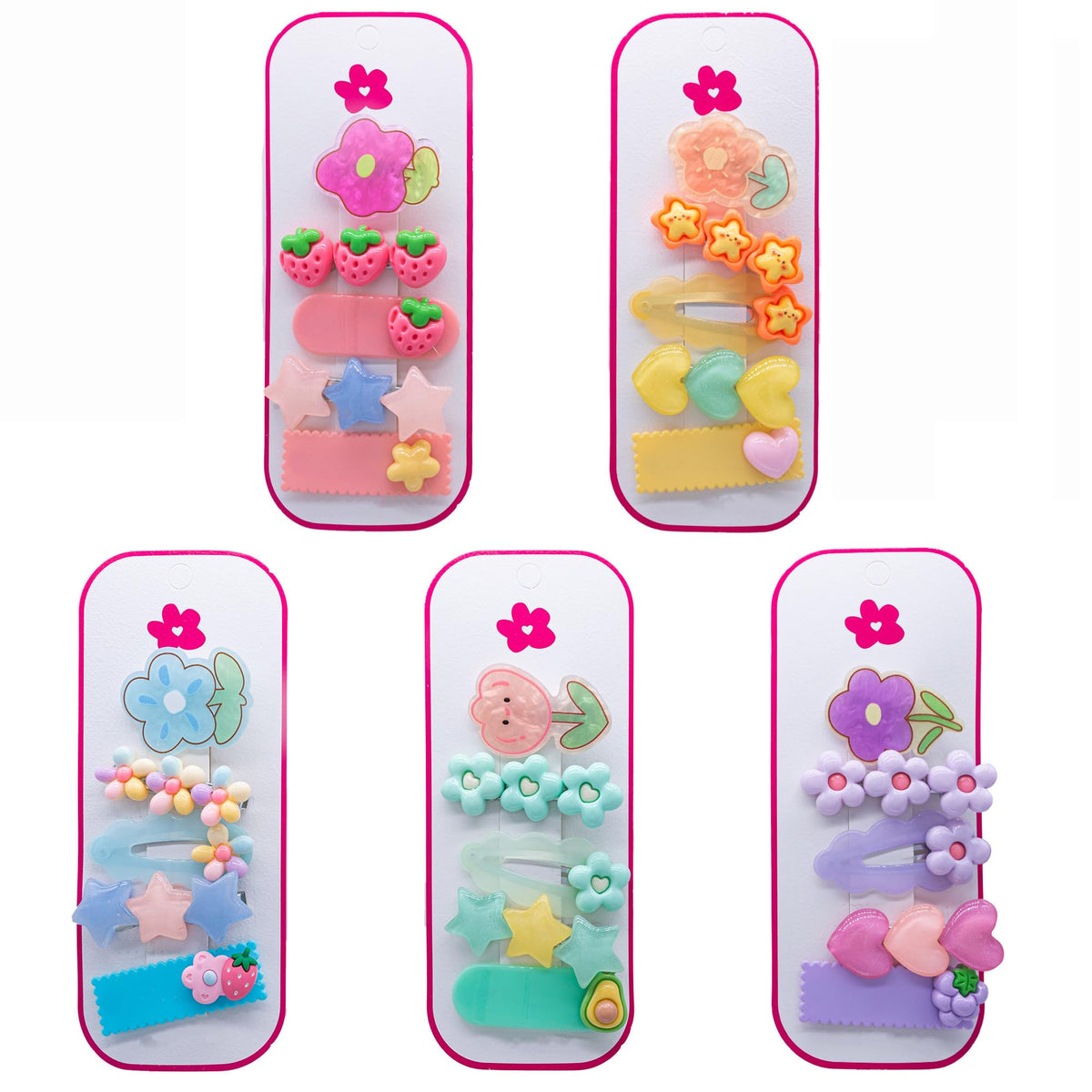 MAITIANISK flower clip set adds playful color to daily outfits and hairstyles