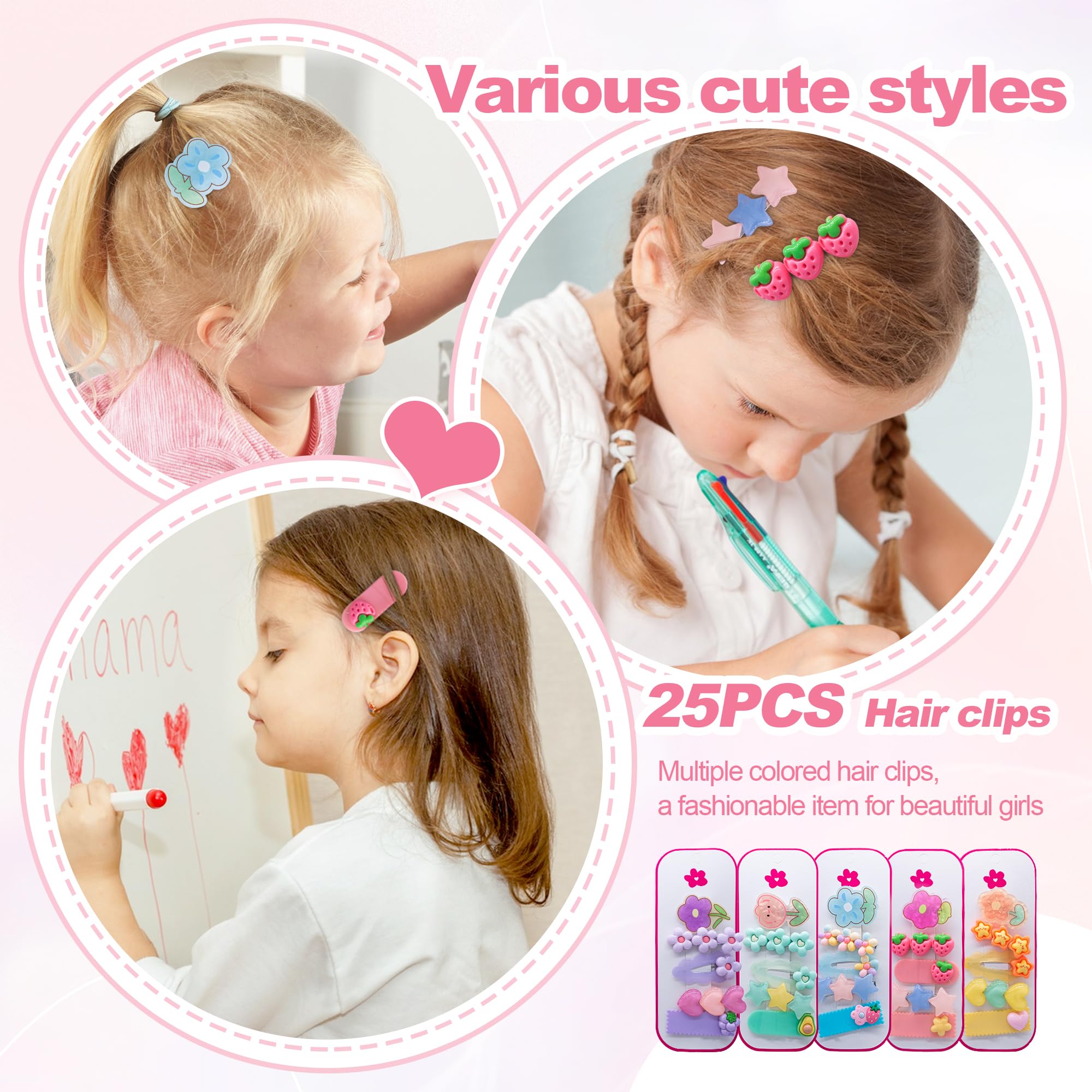 MAITIANISK fruit-shaped clip brings cheerful accents to little girls' looks