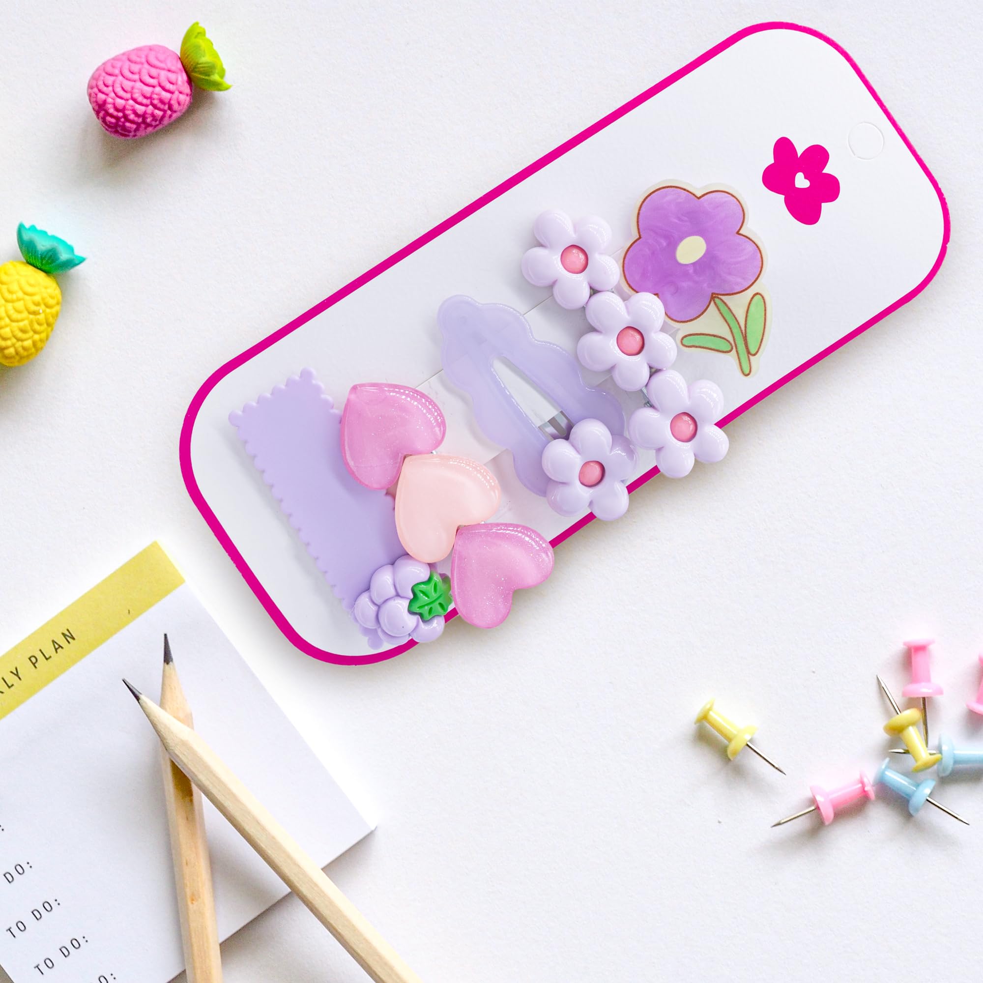 MAITIANISK heart-style clip adds cute charm for everyday wear