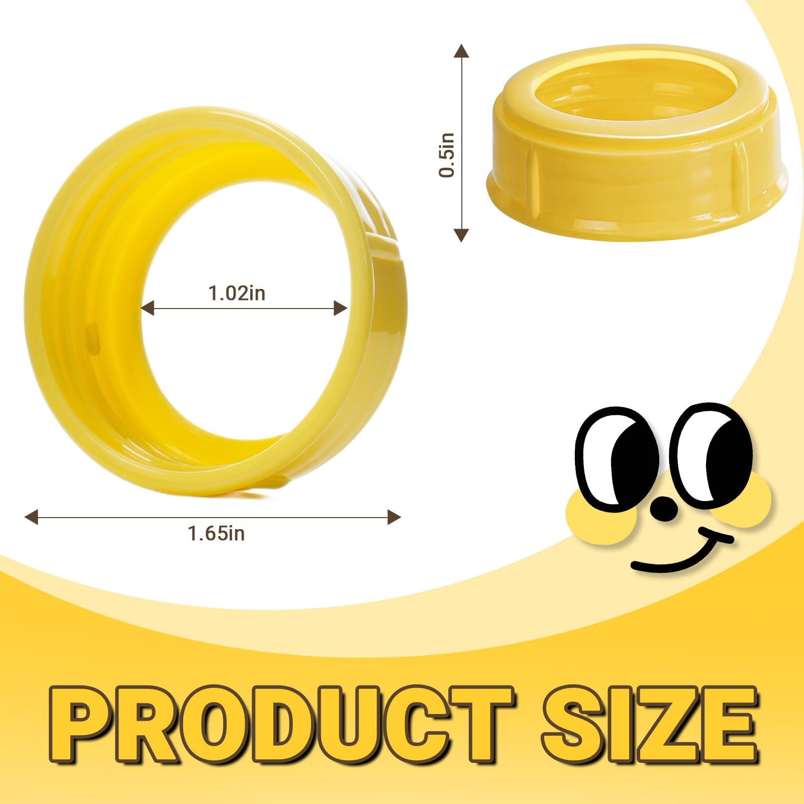 MaiTianna six-pack collar rings provide quick replacements for bottle feeding.