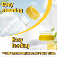 MaiTianna leak-proof bottle collar helps keep spills contained.