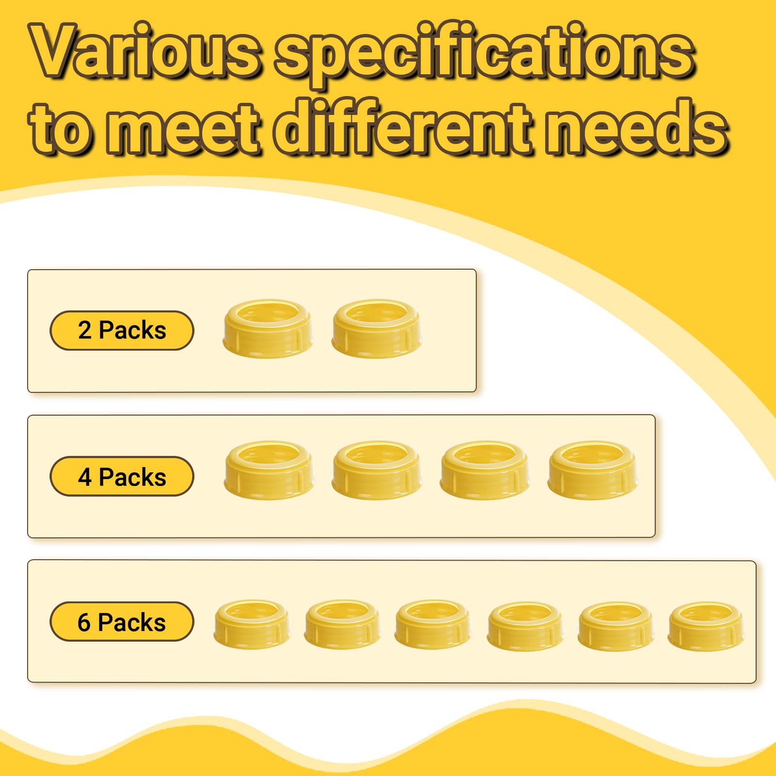 MaiTianna Medela bottle compatibility collar ensures reliable fit on plastic or glass bottles.