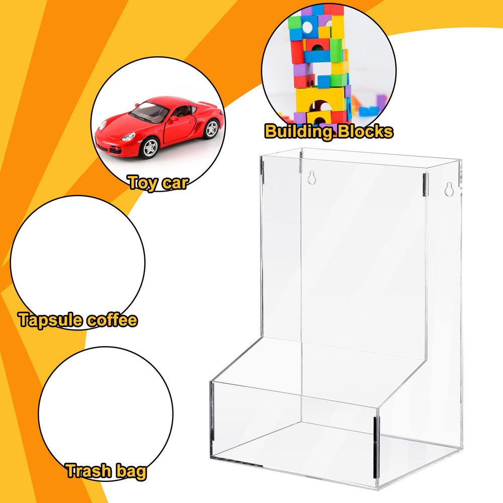 Maitys acrylic storage dispenser with top opening for easy access