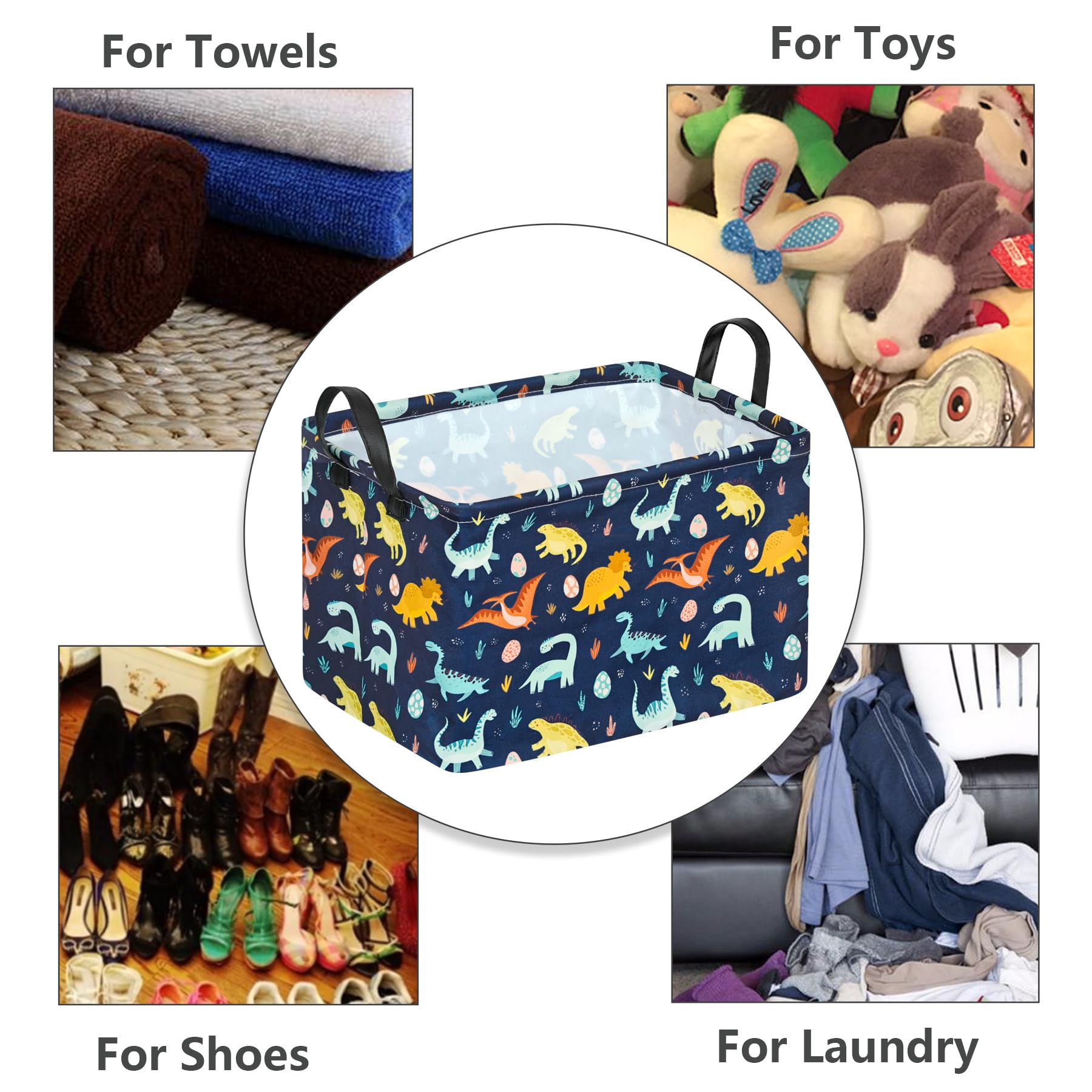 MAIZMZ basket with reinforced handles for easy carrying by kids.