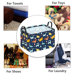 MAIZMZ basket with reinforced handles for easy carrying by kids.