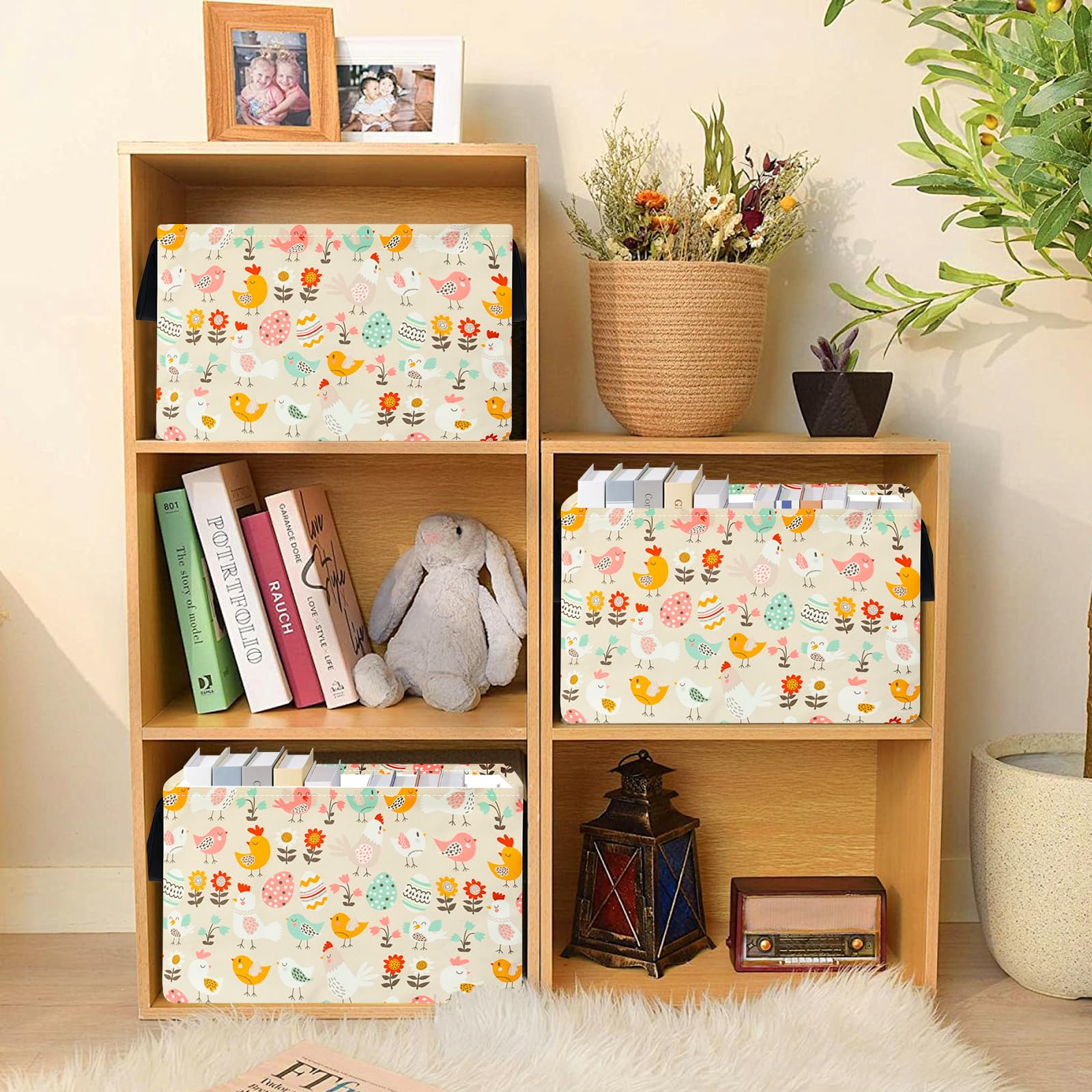 MAIZMZ Cotton linen hamper offers durable organizing solution for clothes and toys