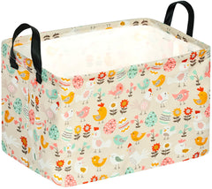MAIZMZ Easter basket with eggs focus, ideal for Easter egg storage and clutter control