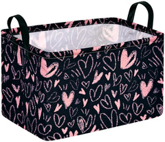 MAIZMZ Girls Basket with handles for easy carrying and clutter-free toy storage