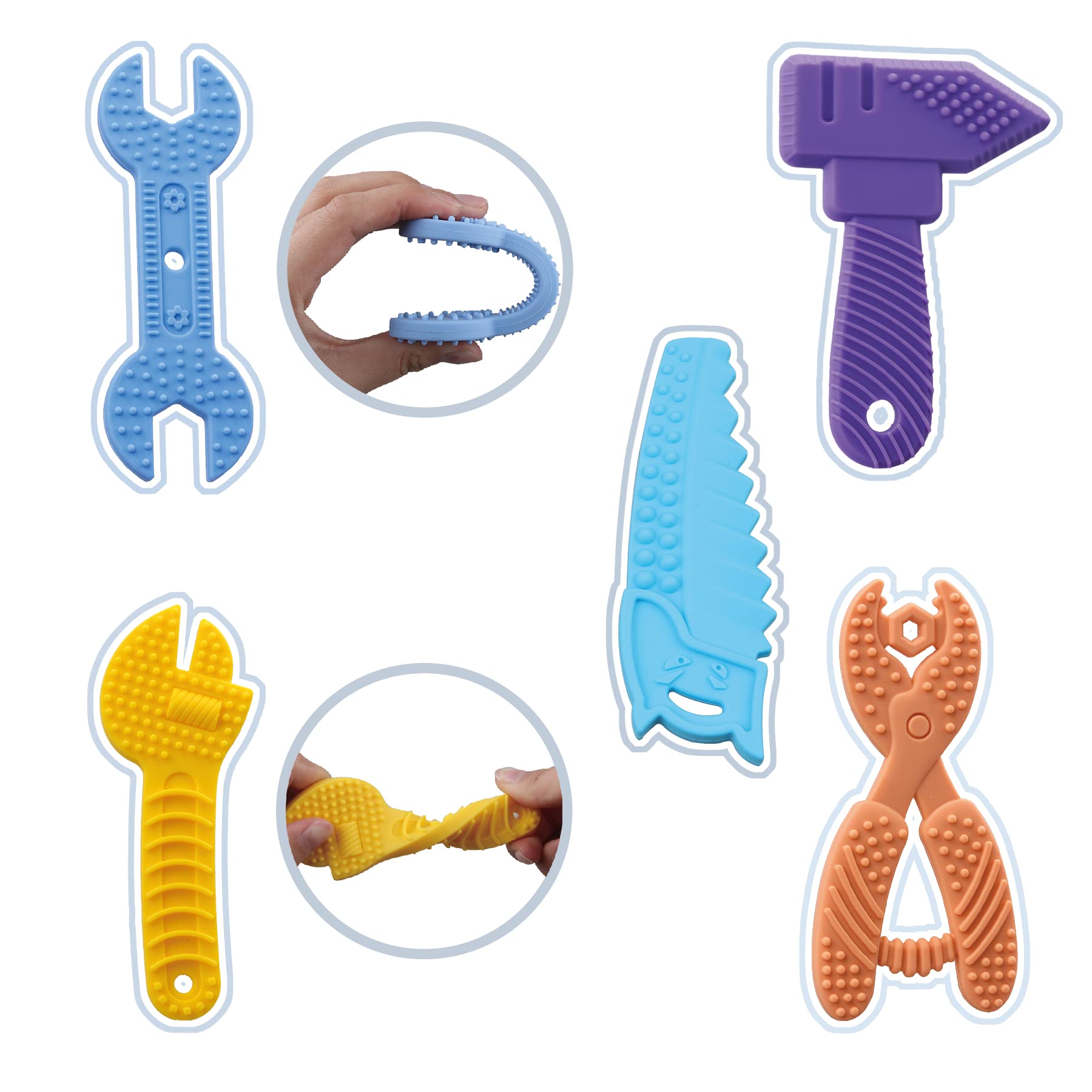 Majobee teether can be chilled to soothe gums on the go