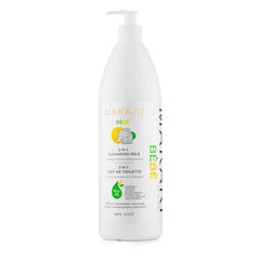 Makari Bebe Cleansing Milk 1000ml bottle for gentle baby cleansing.