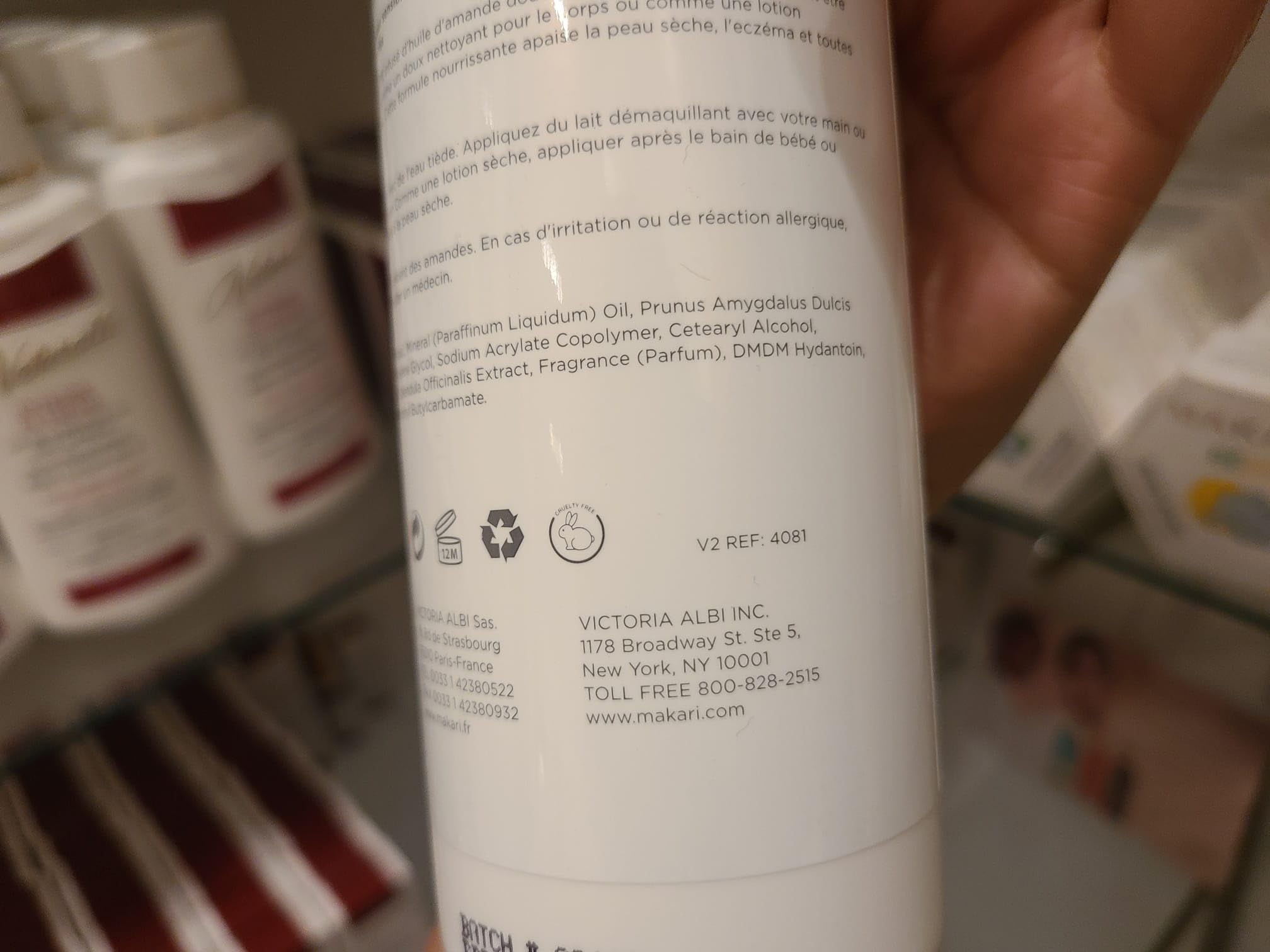 Ingredient focus: sweet almond oil and calendula in Makari Bebe for softening skin.