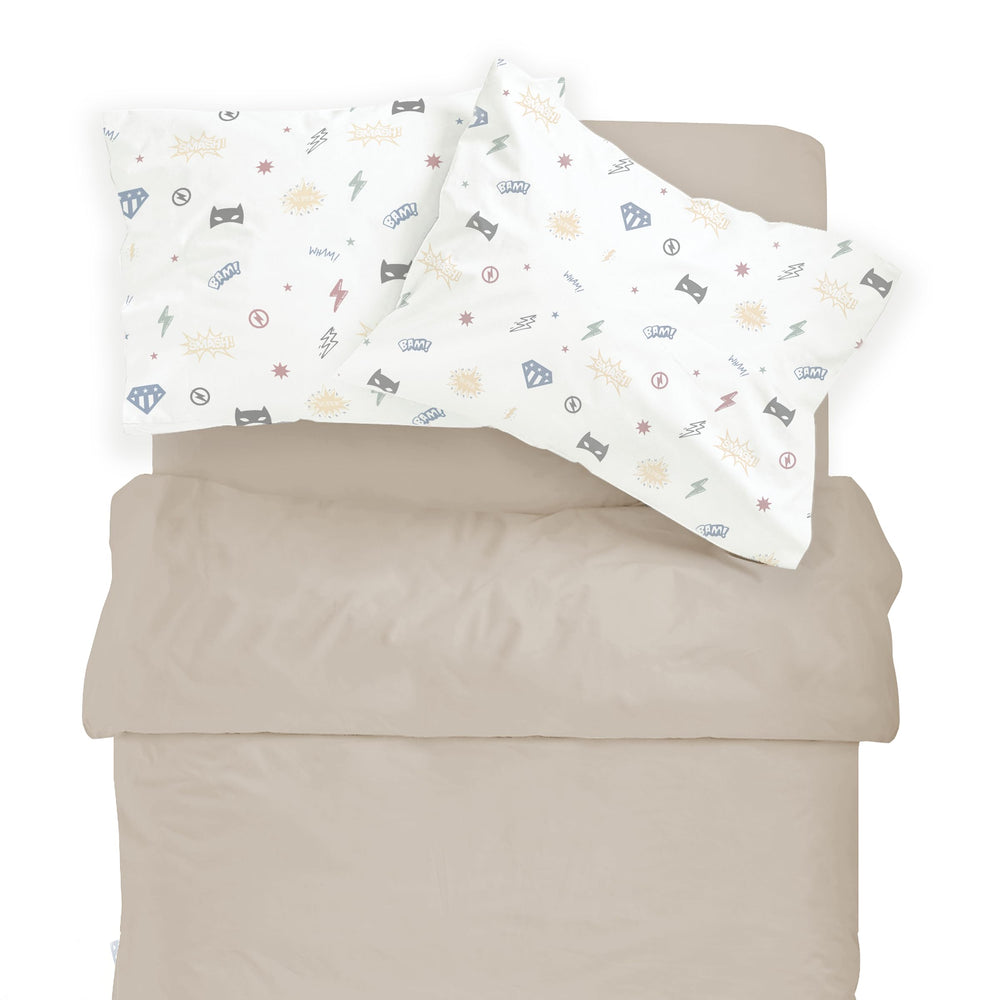 Makemake Organics modern neutral design displayed in a nursery setting