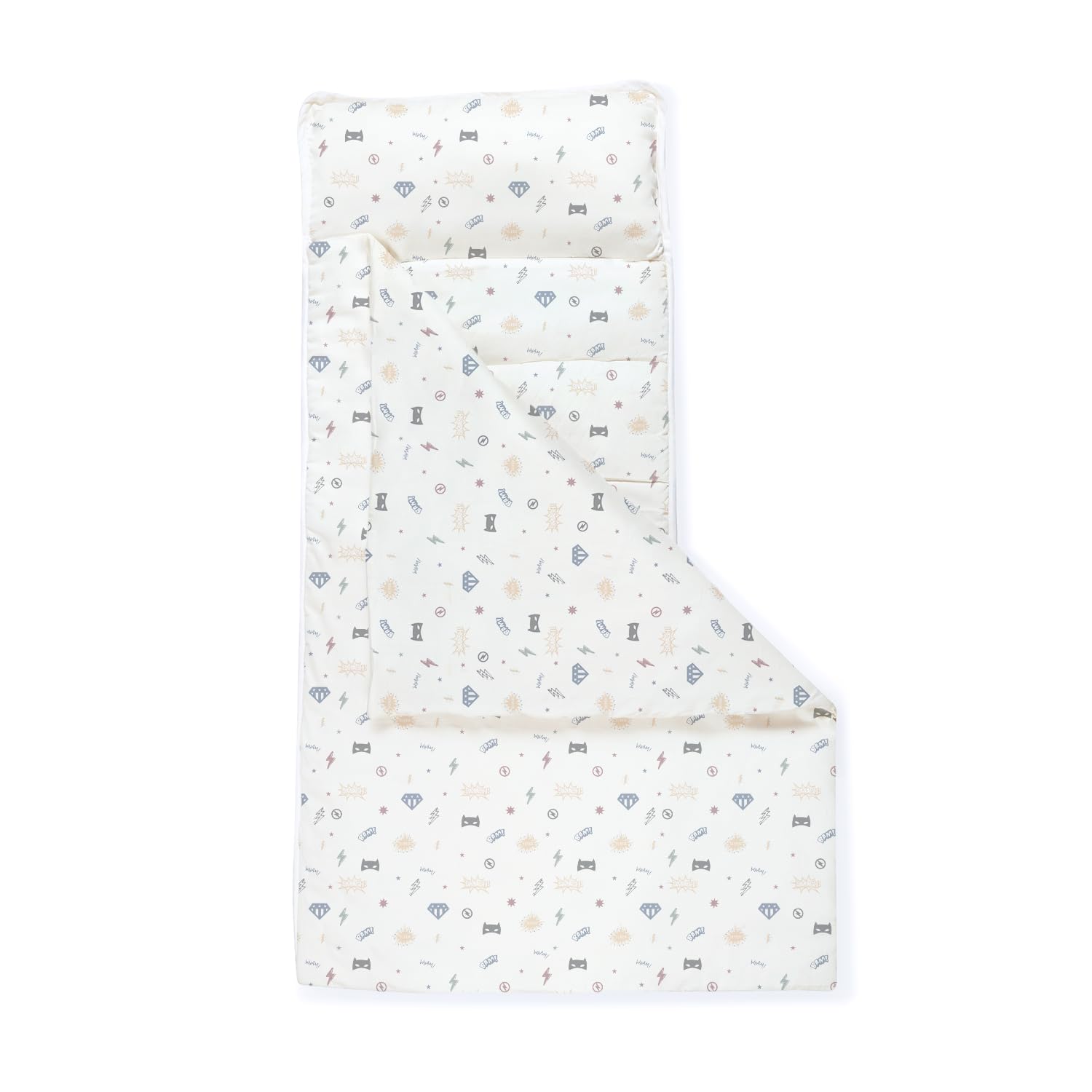 MakeMake Organics nap mat machine washable for easy cleanup