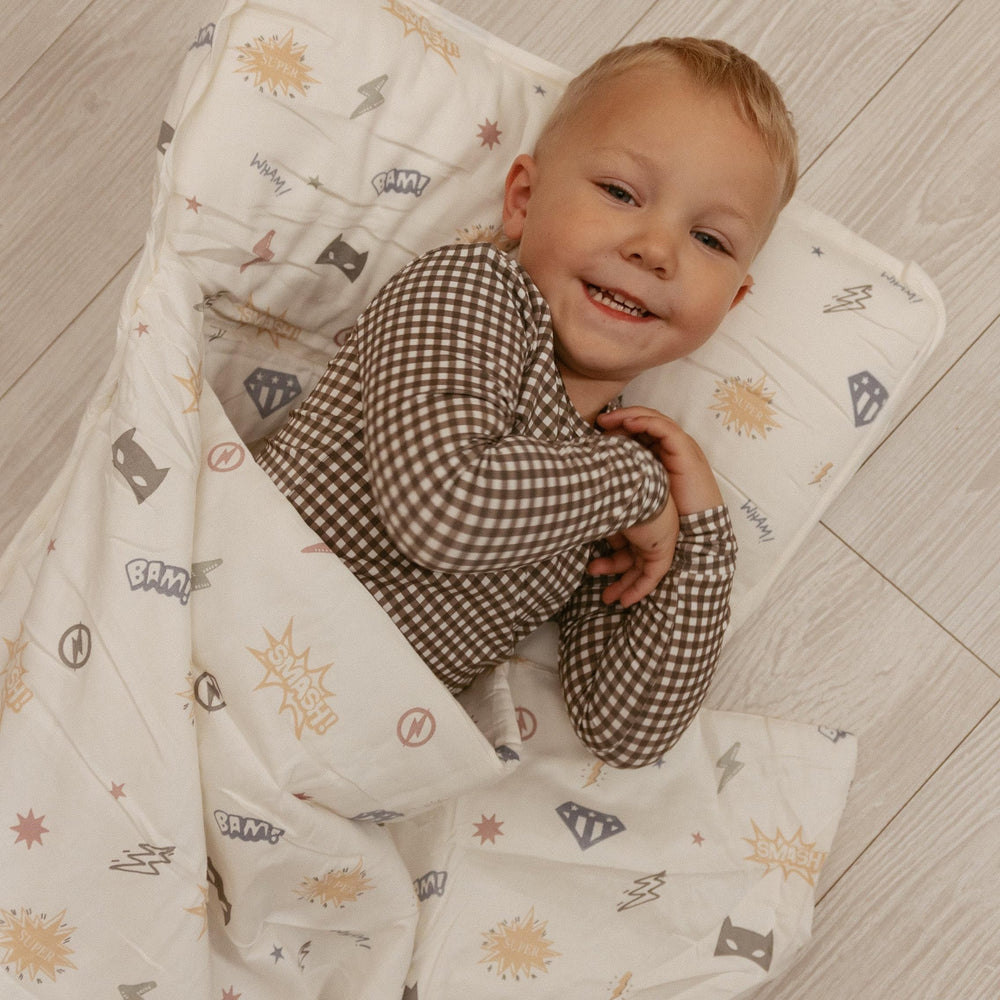 MakeMake Organics nap mat plush surface ideal for toddler daycare naps