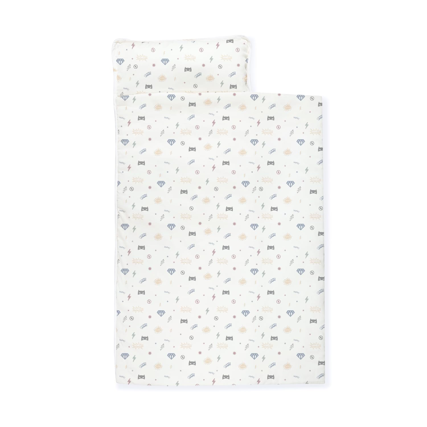 MakeMake Organics nap mat with removable pillow for head and neck support