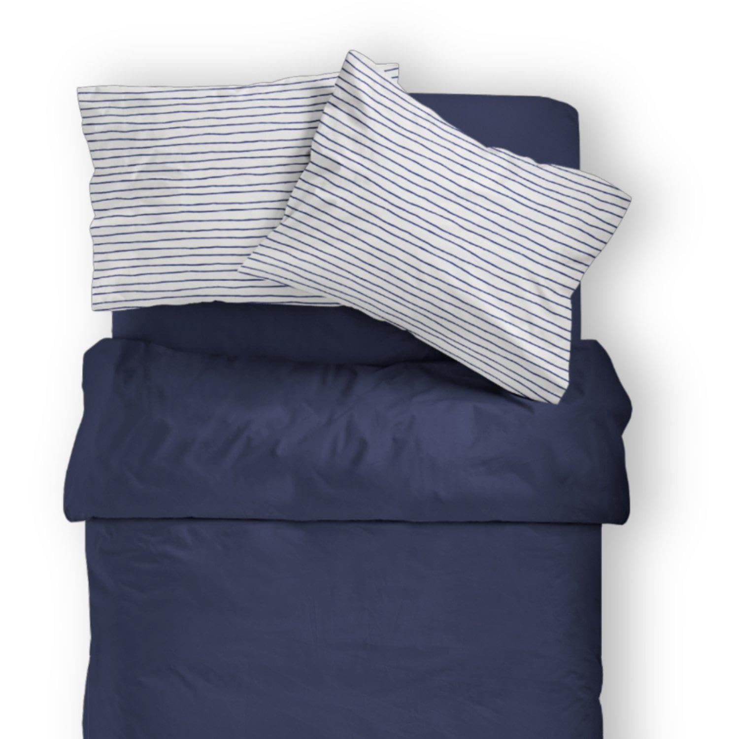 Makemake Organics pillowcase with 8-inch deep envelope closure keeps pillow secure overnight.