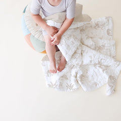 MakeMake Organics tufted detail adds a premium touch for bedtime comfort.