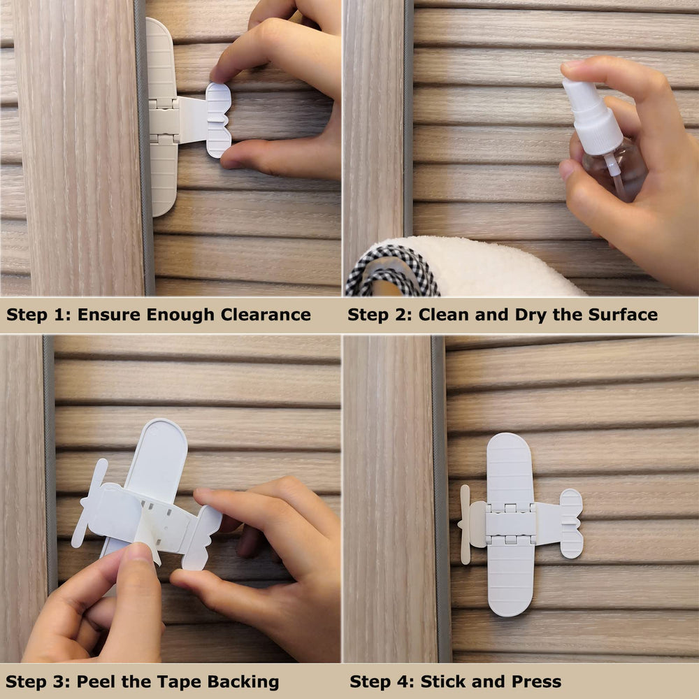 Makibi white finish blends with décor for discreet safety