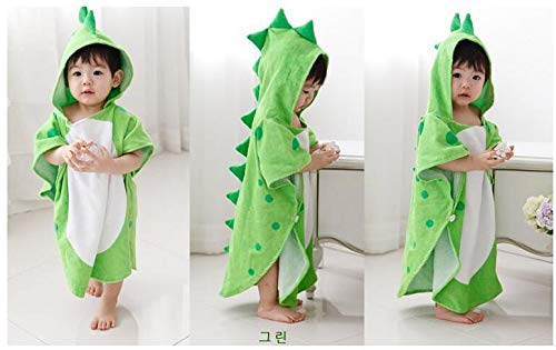 Maleroads kids bathrobe with 3D dinosaur design adds playful charm to bath time.