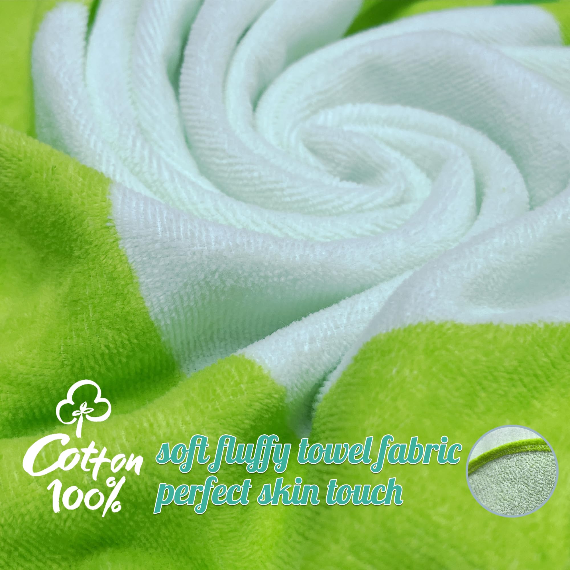 Maleroads large 4-8 years towel provides extra coverage for growing kids.