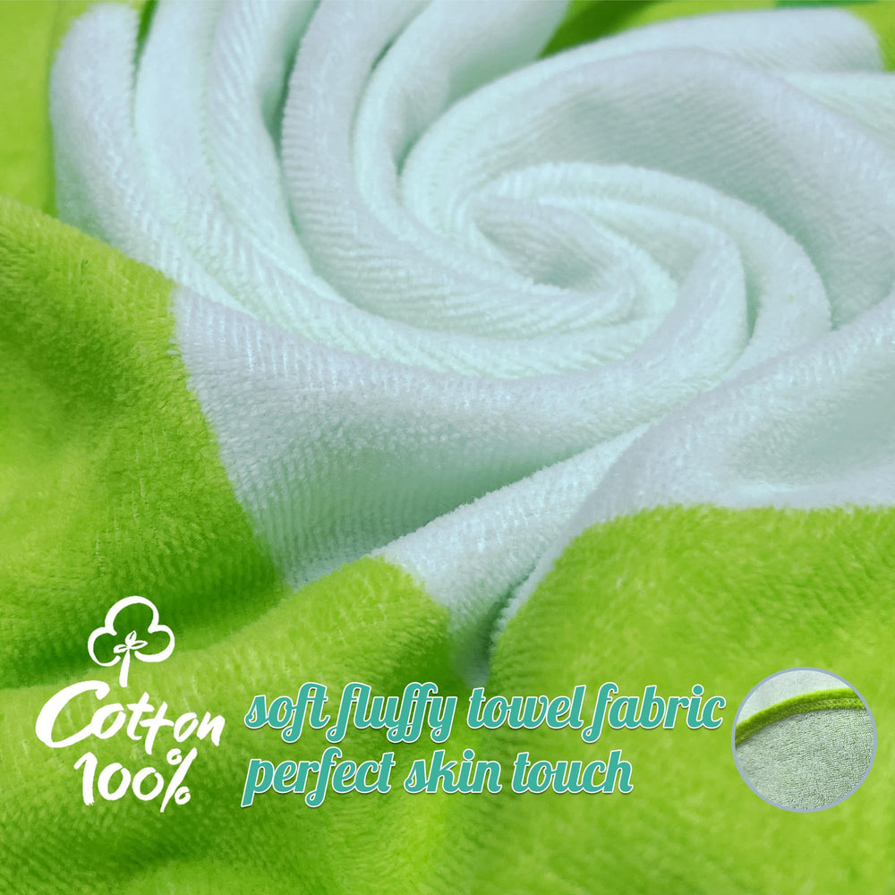Maleroads large 4-8 years towel provides extra coverage for growing kids.