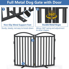 Malier extra-tall gate keeps small and medium dogs contained.