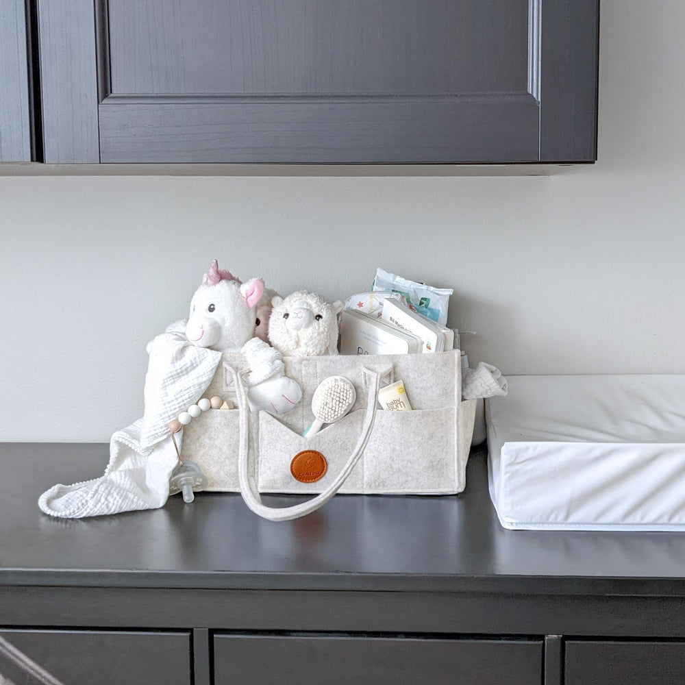 Maliton diaper caddy multi-use for toys and books