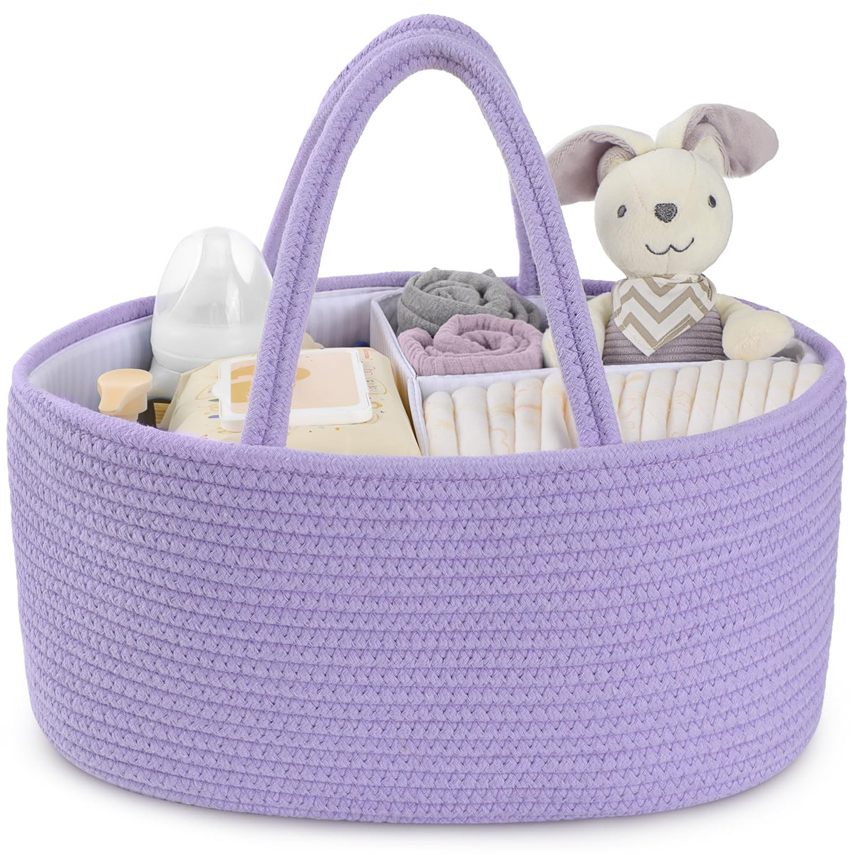 Maliton baby diaper caddy organizer for nursery storage