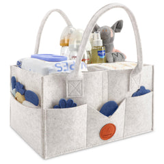 Maliton diaper caddy side pockets organized for small items