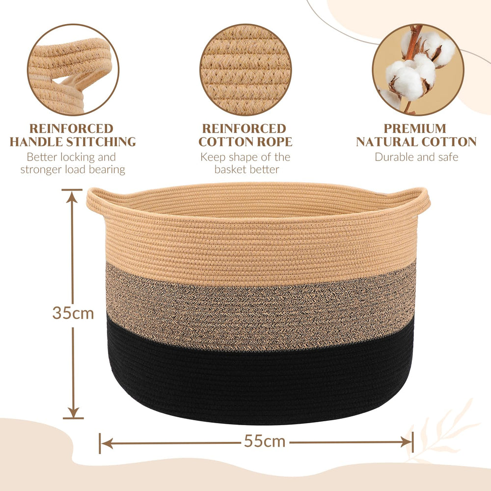 Close-up of Maliton cotton rope weave highlighting softness and durability.