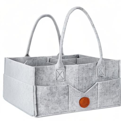 Maliton Diaper Caddy arrives gift-ready for baby showers.