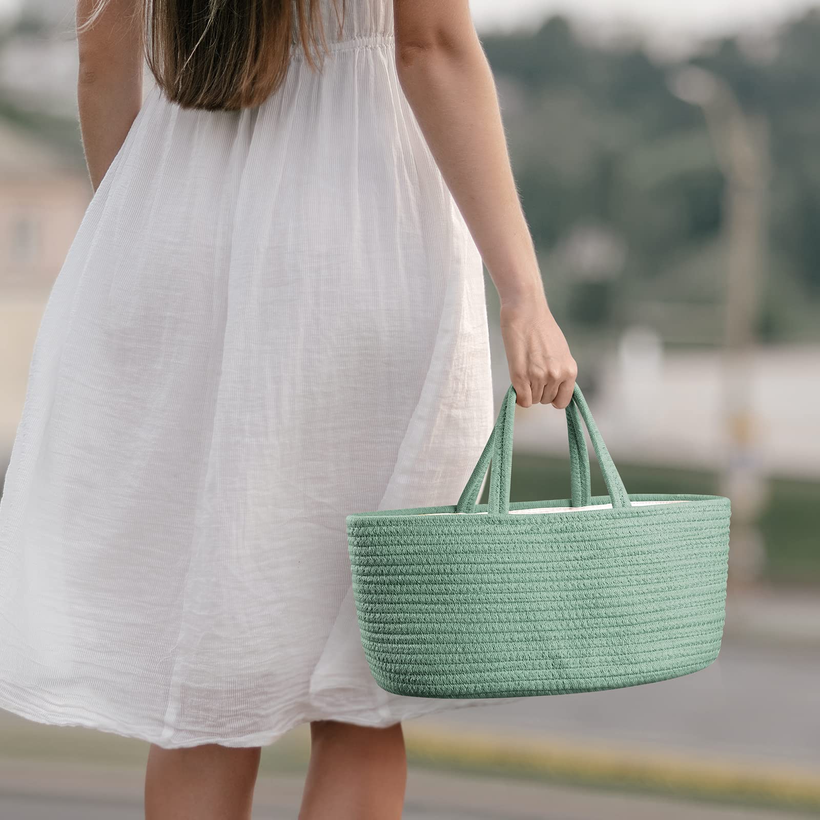 Maliton diaper caddy makes a thoughtful baby shower gift for new parents.