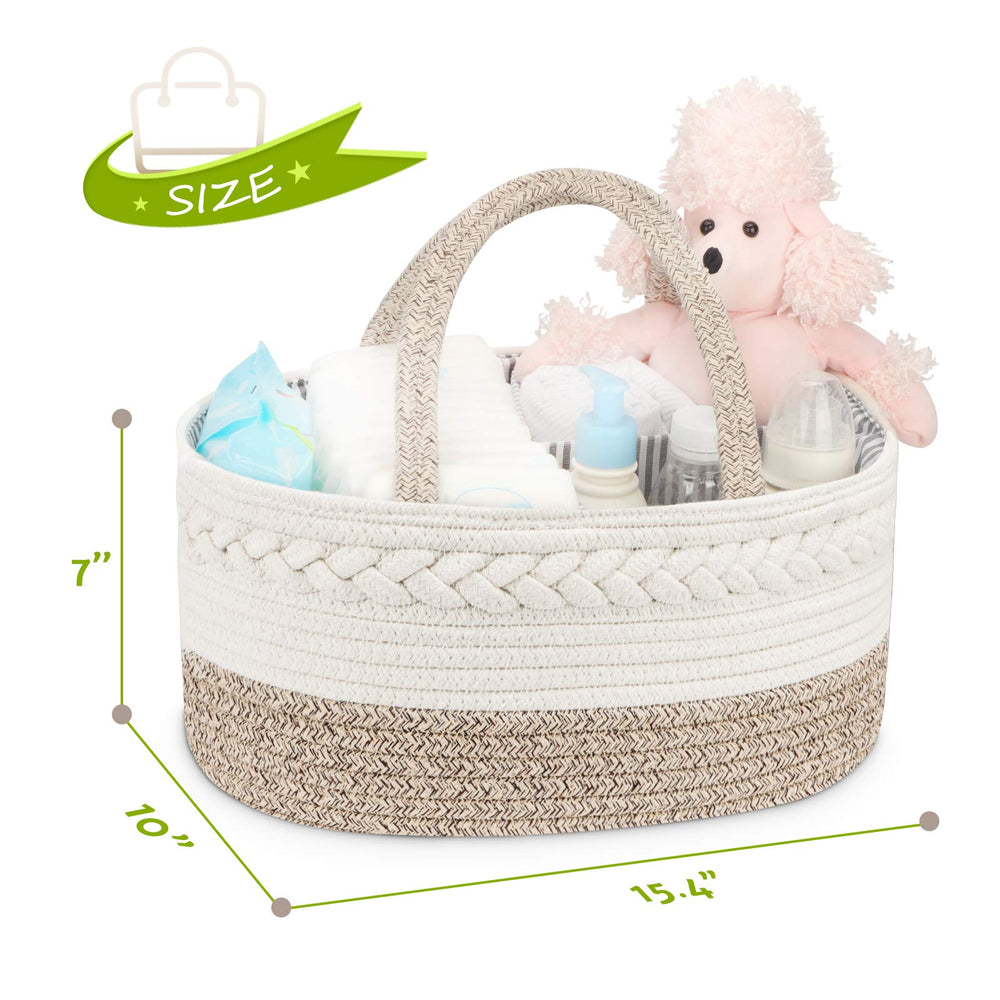 Maliton Diaper Organizer Nursery Three Compartments supports organized changing time
