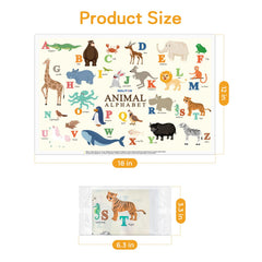 Maliton colors design placemat offers vibrant visuals for curious kids and tidy tables