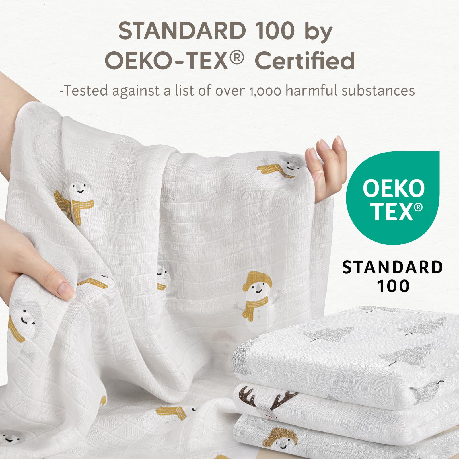 Maliton gender-neutral reindeer print makes a timeless baby gift.