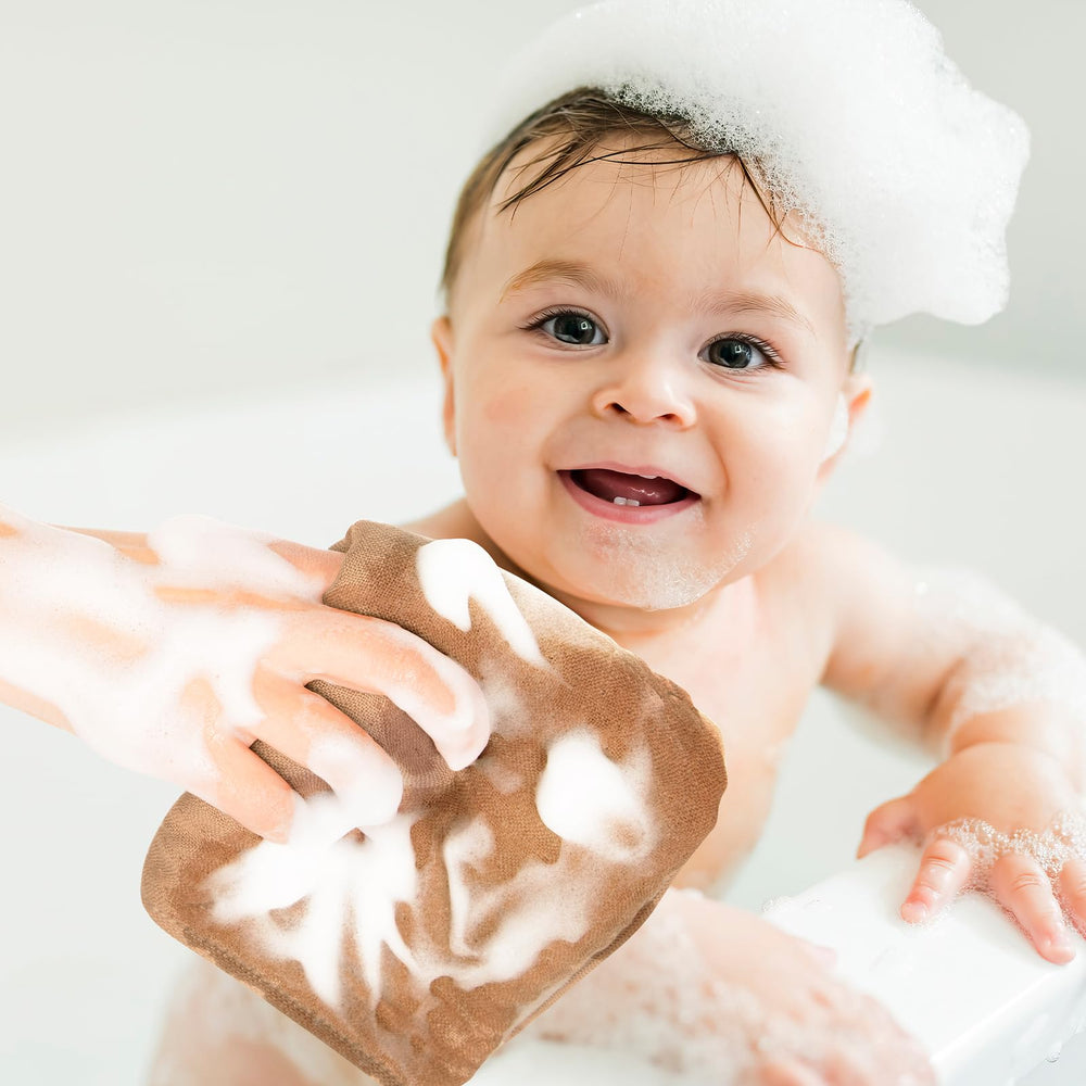 Maliton Muslin Burp Cloth care-wash guidance shows durability