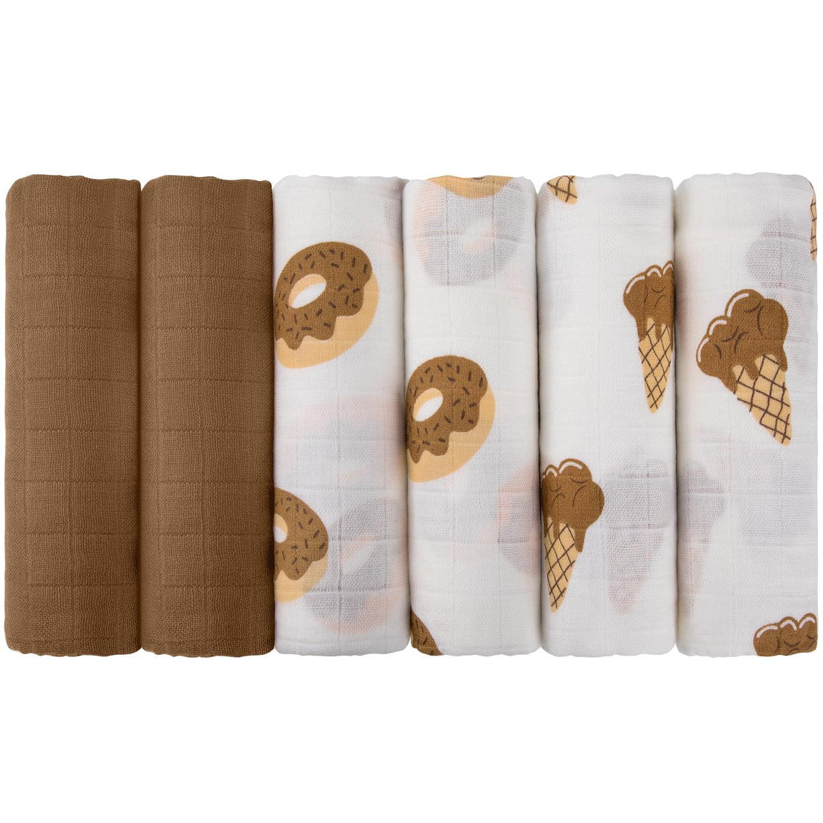 Maliton muslin swaddle blankets 3-layer soft offer breathable wrap for newborns.