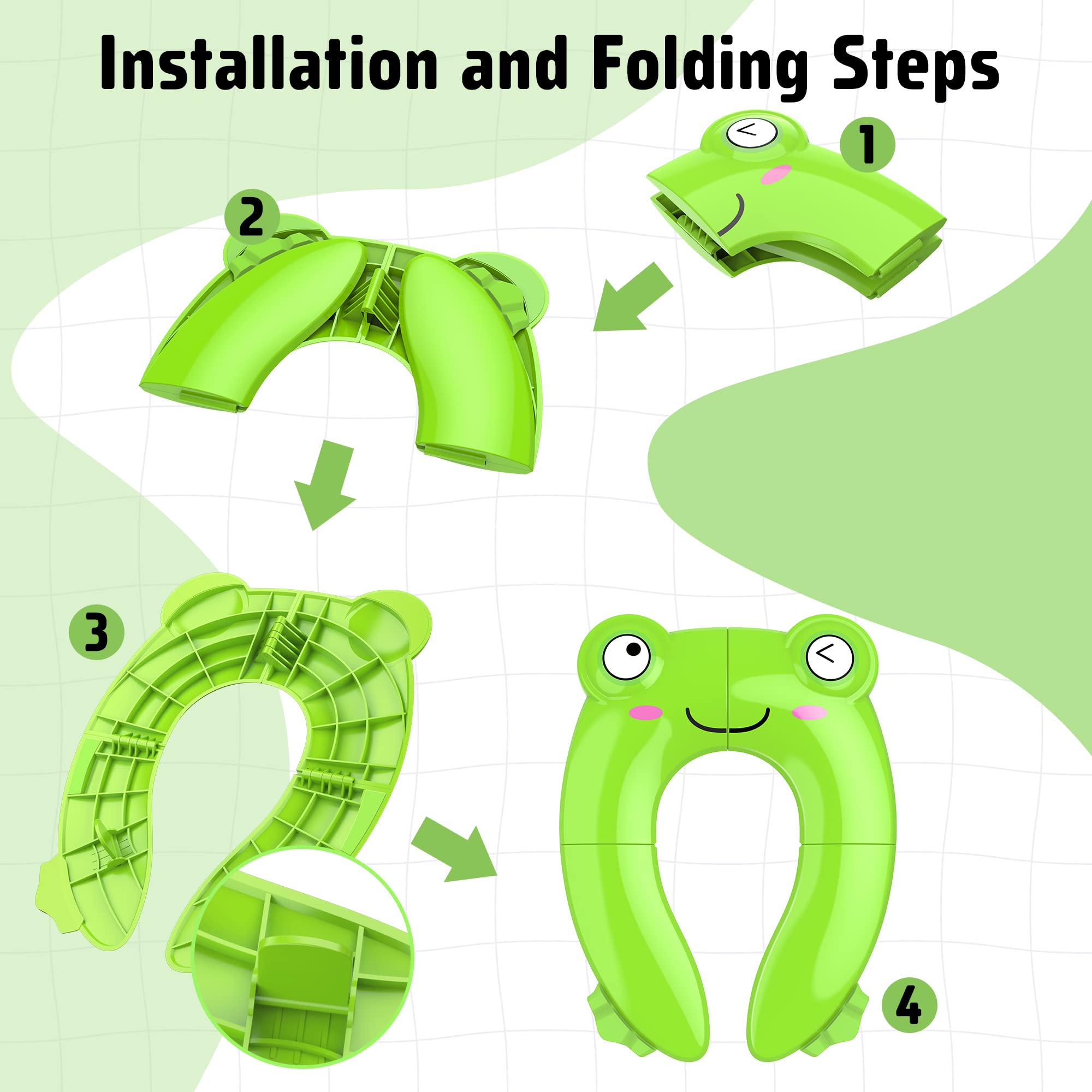 Two anti-slip locks on the Maliton frog seat prevent slipping.