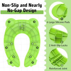 Upgraded silicone pads on the Maliton frog seat improve grip.