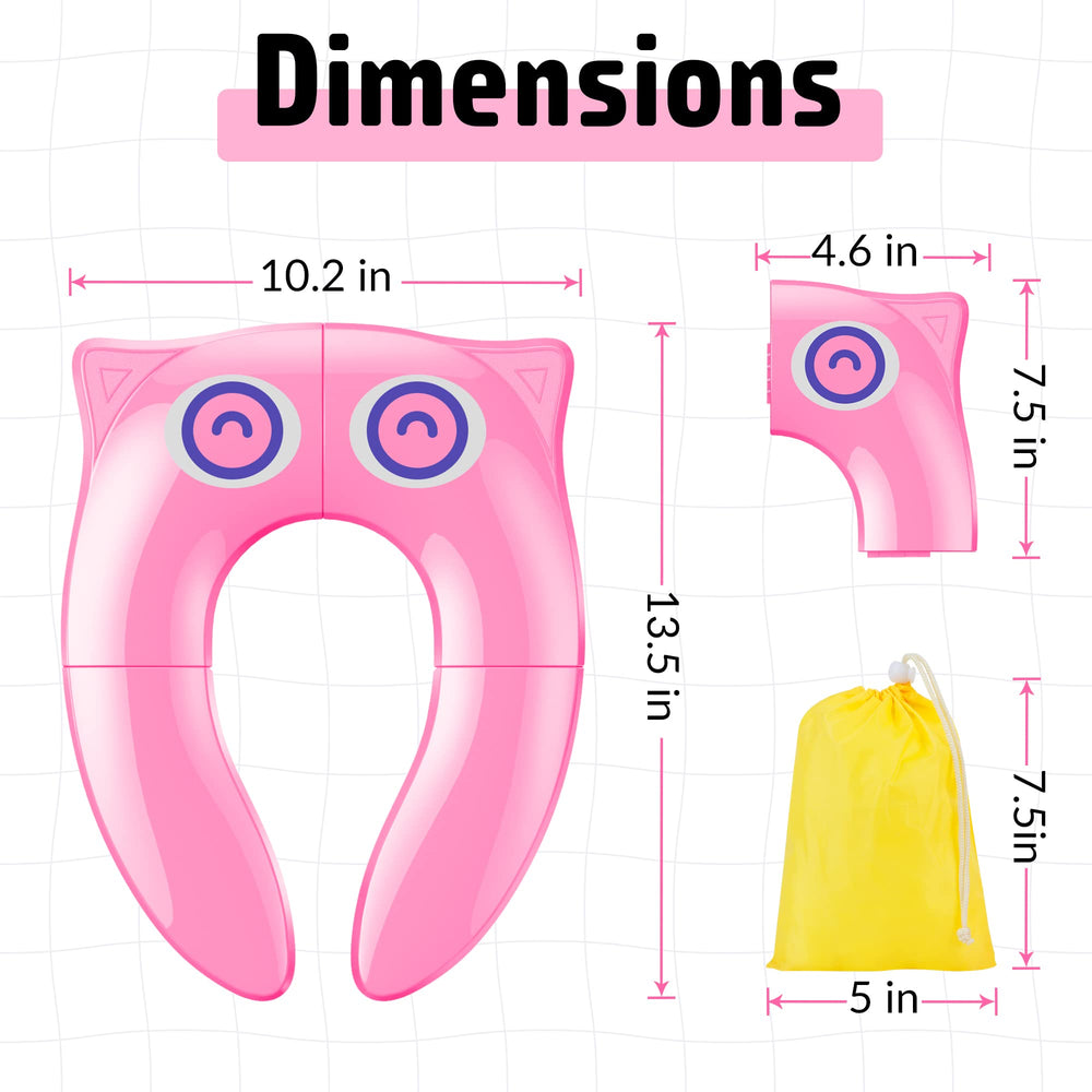 Maliton potty seat with anti-slip silicone pads for stability