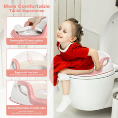 Maliton potty seat splash guard pink helps reduce bathroom spray