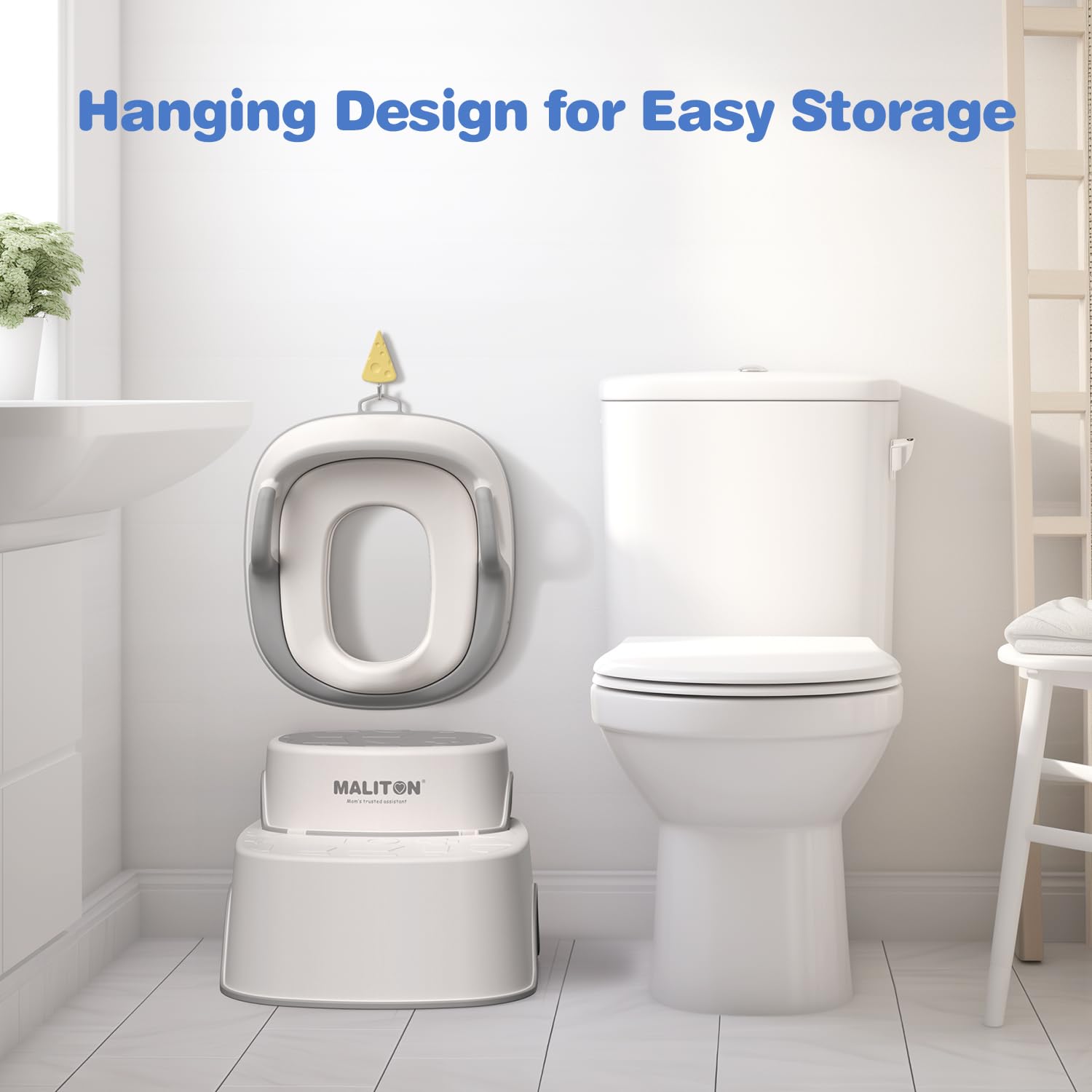 Maliton potty-training set helps kids gain confidence and independence at their own pace.