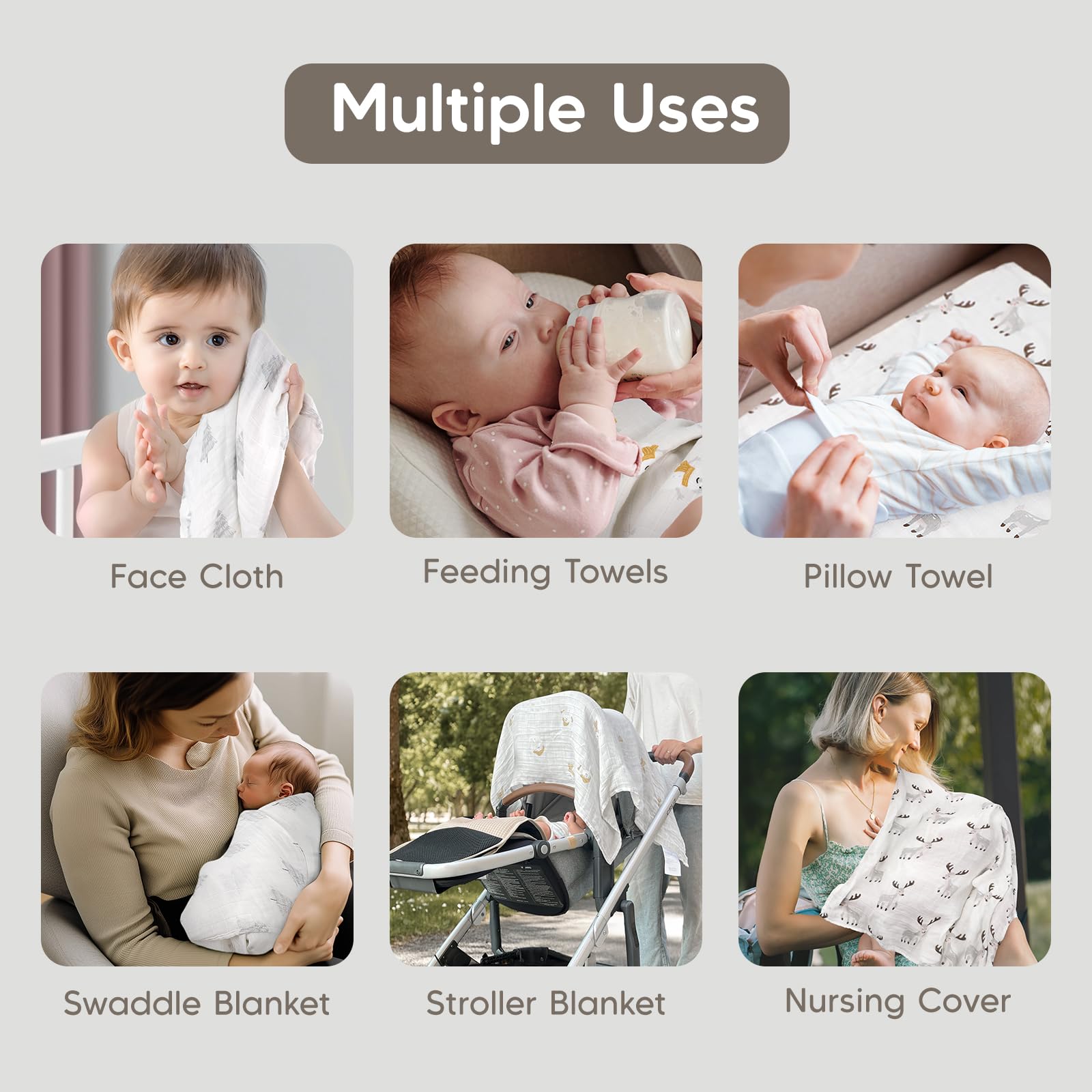 Maliton stroller or car seat cover keeps baby comfortable.