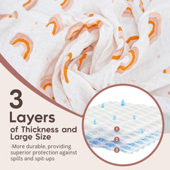 27x27 inch swaddle blanket ready to use in car seat or stroller.
