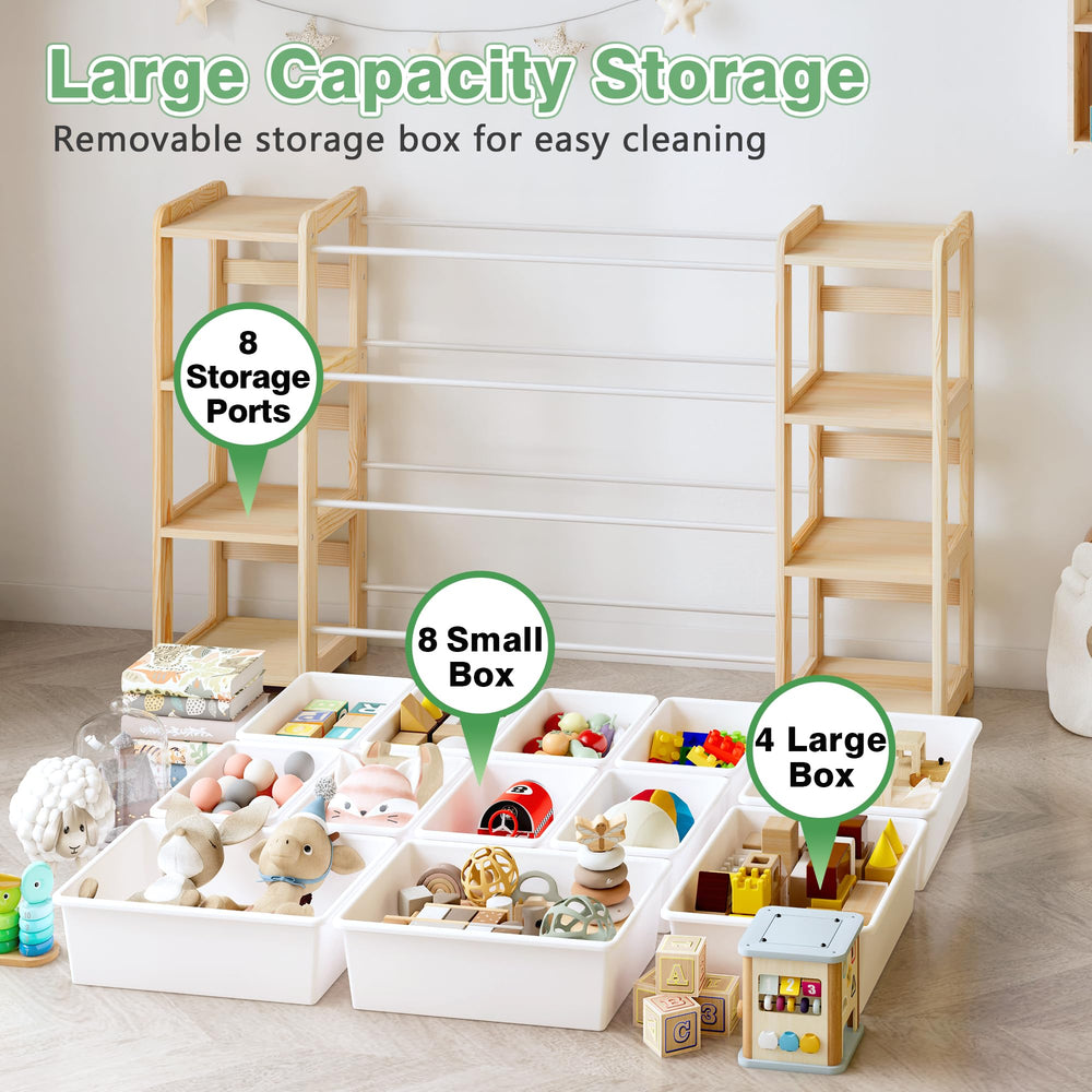 MallBest versatile unit shown in a bedroom display for nursery and playroom organization